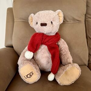 UGG Sunny Bear 16in with red scarf